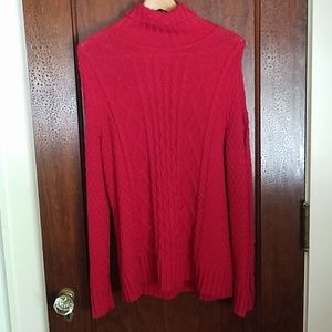L.L. Bean Cable Turtleneck Sweater